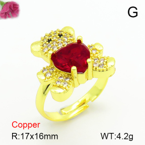 Fashion Copper Ring  F7R400403ablb-G030
