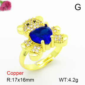 Fashion Copper Ring  F7R400404ablb-G030