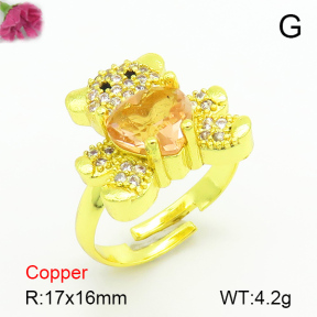 Fashion Copper Ring  F7R400405ablb-G030