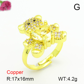 Fashion Copper Ring  F7R400406ablb-G030