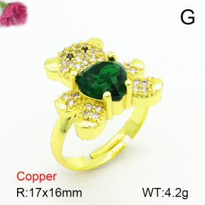 Fashion Copper Ring  F7R400409ablb-G030