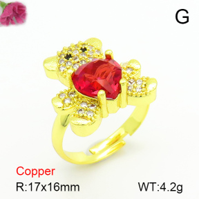 Fashion Copper Ring  F7R400410ablb-G030