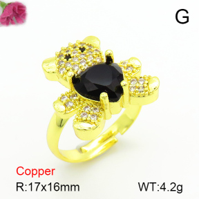 Fashion Copper Ring  F7R400412ablb-G030