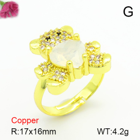 Fashion Copper Ring  F7R400413ablb-G030
