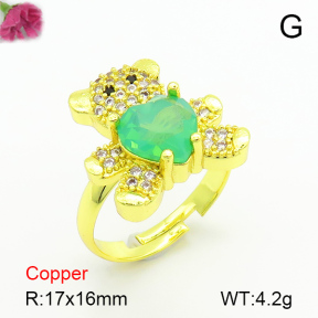 Fashion Copper Ring  F7R400414ablb-G030
