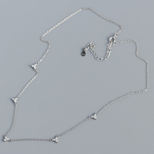 925 Silver Necklace  WT:1.9g  N:40+5cm  JN1007aipj-Y05  YHN067