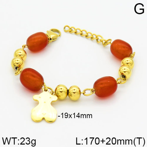 SS Bear Bracelets  TB2000056vbpb-685