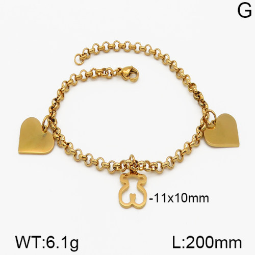 SS Bear Bracelets  TB5000081ablb-635