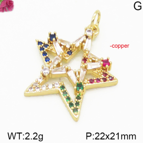 Fashion Copper Pendant  F5P400014bbov-J111