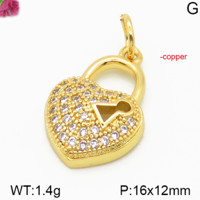 Fashion Copper Pendant  F5P400046ablb-J111