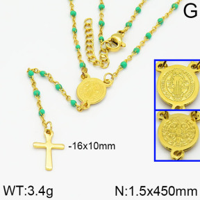 Stainless Steel Necklace  2N3000188bhva-642