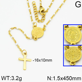 Stainless Steel Necklace  2N3000190bhva-642