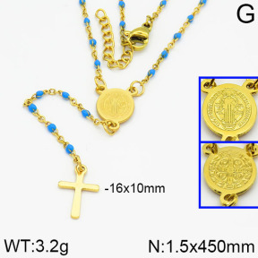 Stainless Steel Necklace  2N3000191bhva-642