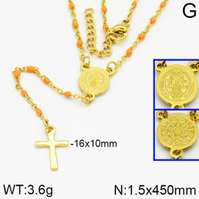 Stainless Steel Necklace  2N3000192bhva-642