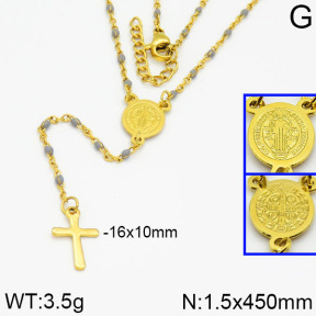 Stainless Steel Necklace  2N3000193bhva-642