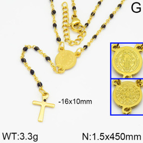 Stainless Steel Necklace  2N3000196bhva-642