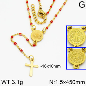 Stainless Steel Necklace  2N3000197bhva-642