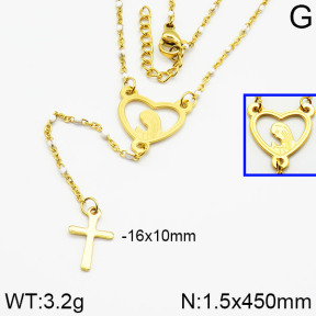 Stainless Steel Necklace  2N3000202bhva-642