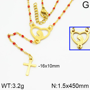 Stainless Steel Necklace  2N3000203bhva-642