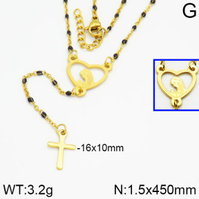 Stainless Steel Necklace  2N3000204bhva-642