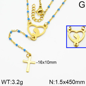 Stainless Steel Necklace  2N3000205bhva-642