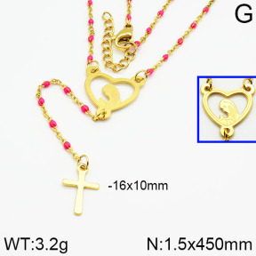 Stainless Steel Necklace  2N3000206bhva-642