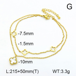 Stainless Steel Anklets  7A9000004bvpl-669