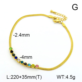 Stainless Steel Anklets  7A9000008bvpl-669