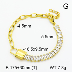Stainless Steel Bracelet  7B4000111bhbl-669