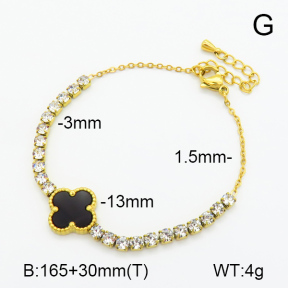 Stainless Steel Bracelet  7B4000113bhbl-669