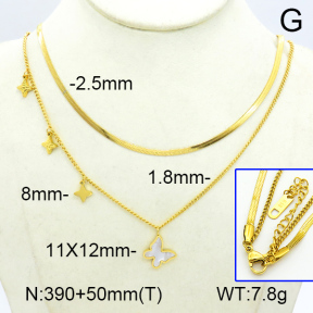 Stainless Steel Necklace  7N3000063bhil-669