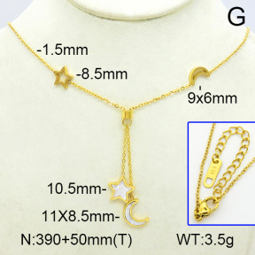 Stainless Steel Necklace  7N3000064vhhl-669
