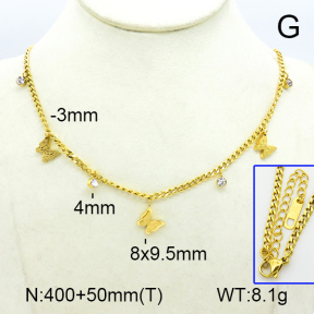 Stainless Steel Necklace  7N4000139vhhl-669