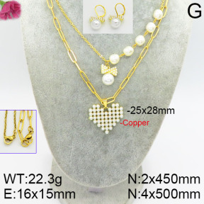 Fashion Copper Sets  F2S000723vila-J48
