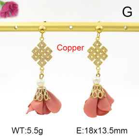 Fashion Copper Earrings  F7E400330bhia-J48