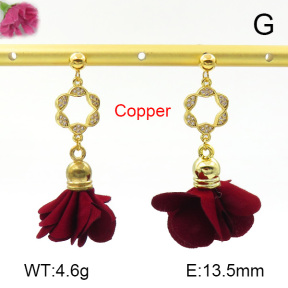 Fashion Copper Earrings  F7E400339bhia-J48