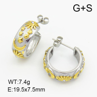 Handmade Polished  Ring  Stainless Steel Earrings  7E2000114bhia-066