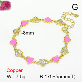 Fashion Copper Bracelet  F7B300127bhva-L017