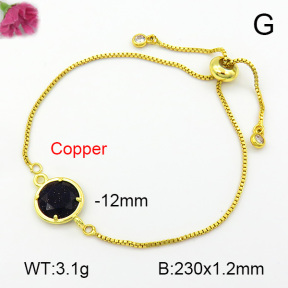 Goldstone  Fashion Copper Bracelet  F7B400423baka-G030