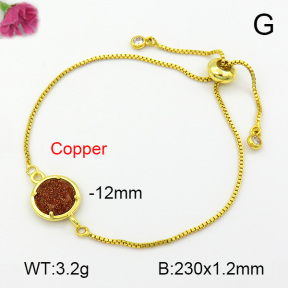 Goldstone  Fashion Copper Bracelet  F7B400425baka-G030