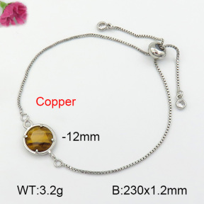 Tiger Eye  Fashion Copper Bracelet  F7B400434baka-G030