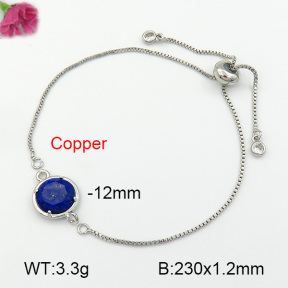 Lapis Lazuli  Fashion Copper Bracelet  F7B400435baka-G030