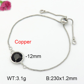 Obsidian  Fashion Copper Bracelet  F7B400436baka-G030