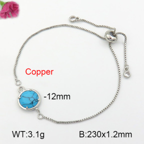 Turquoise  Fashion Copper Bracelet  F7B400437baka-G030
