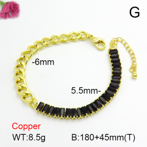 Fashion Copper Bracelet  F7B400440bbov-L017
