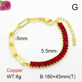 Fashion Copper Bracelet  F7B400450bbov-L017