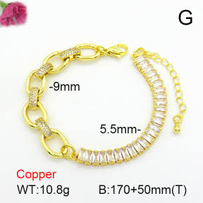 Fashion Copper Bracelet  F7B400452bbov-L017