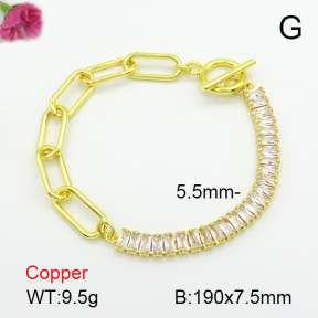 Fashion Copper Bracelet  F7B400454bbov-L017