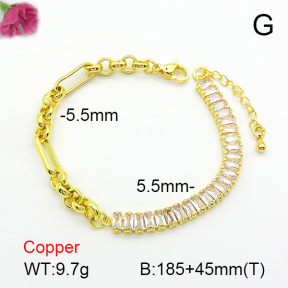 Fashion Copper Bracelet  F7B400456bbov-L017