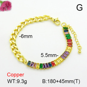 Fashion Copper Bracelet  F7B400457bbov-L017